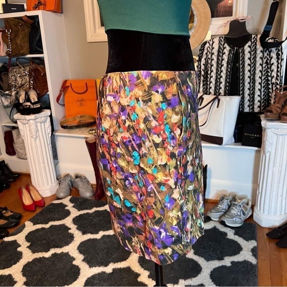 J. Crew Impressionist Mini Skirt - Picture 2 of 5